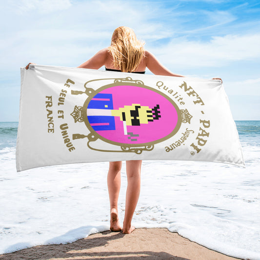 "French Girl Summer" Beach Towel